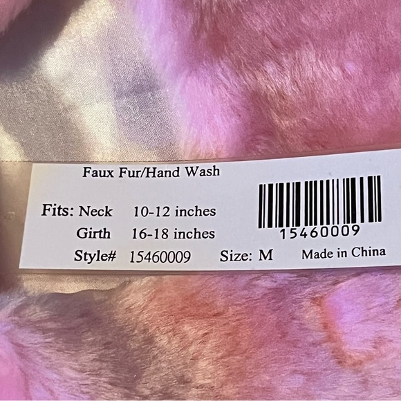 3/$30 Faux Fur Pet Dog Coat - Picture 3 of 3